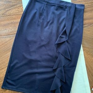 Grace Karin Ruffle Knee Length Pencil Skirt